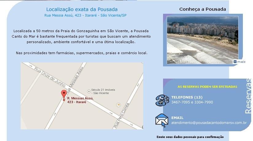 São Vicente Pousada Canto Do Mar المظهر الخارجي الصورة